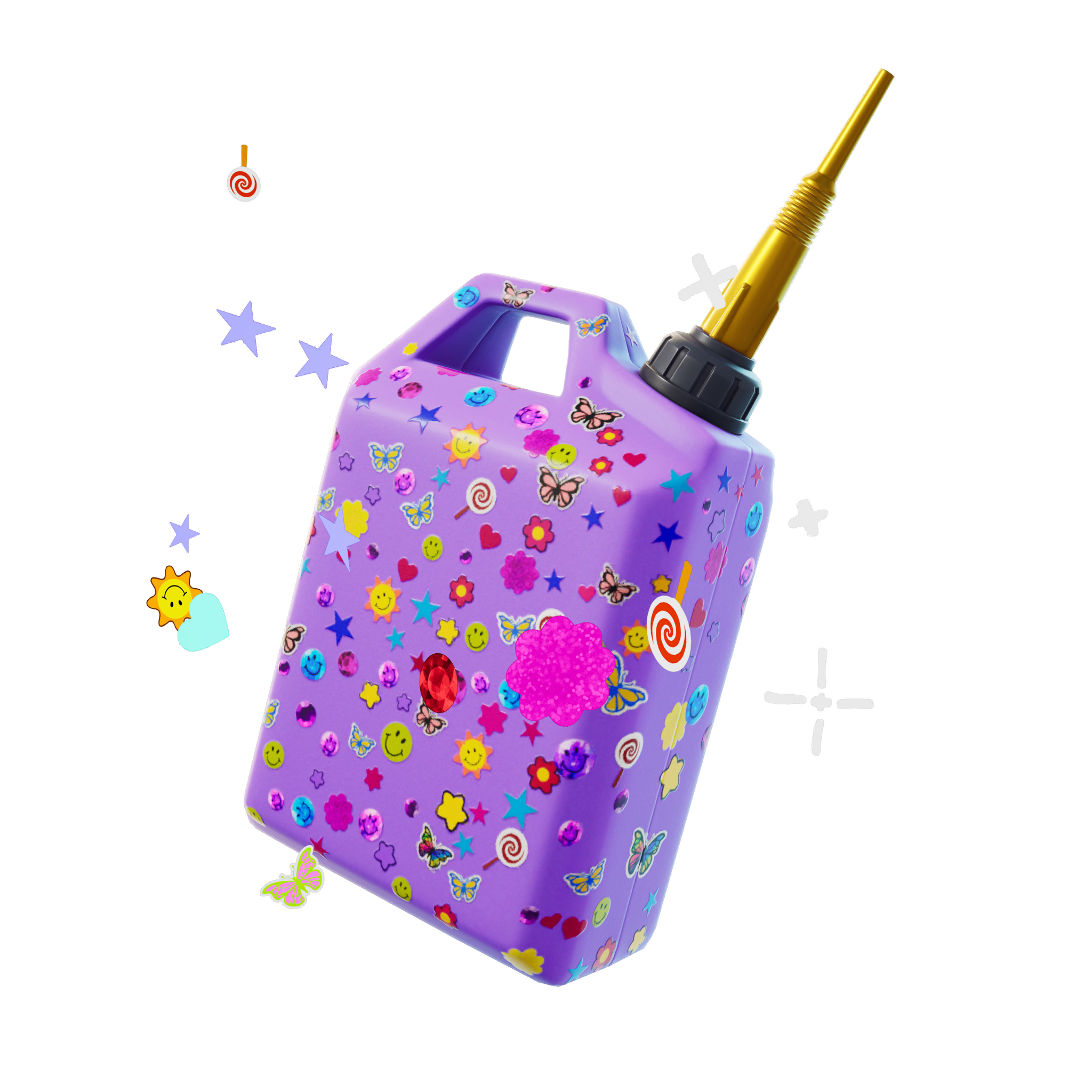 Flammable Sticker Collection - 背饰